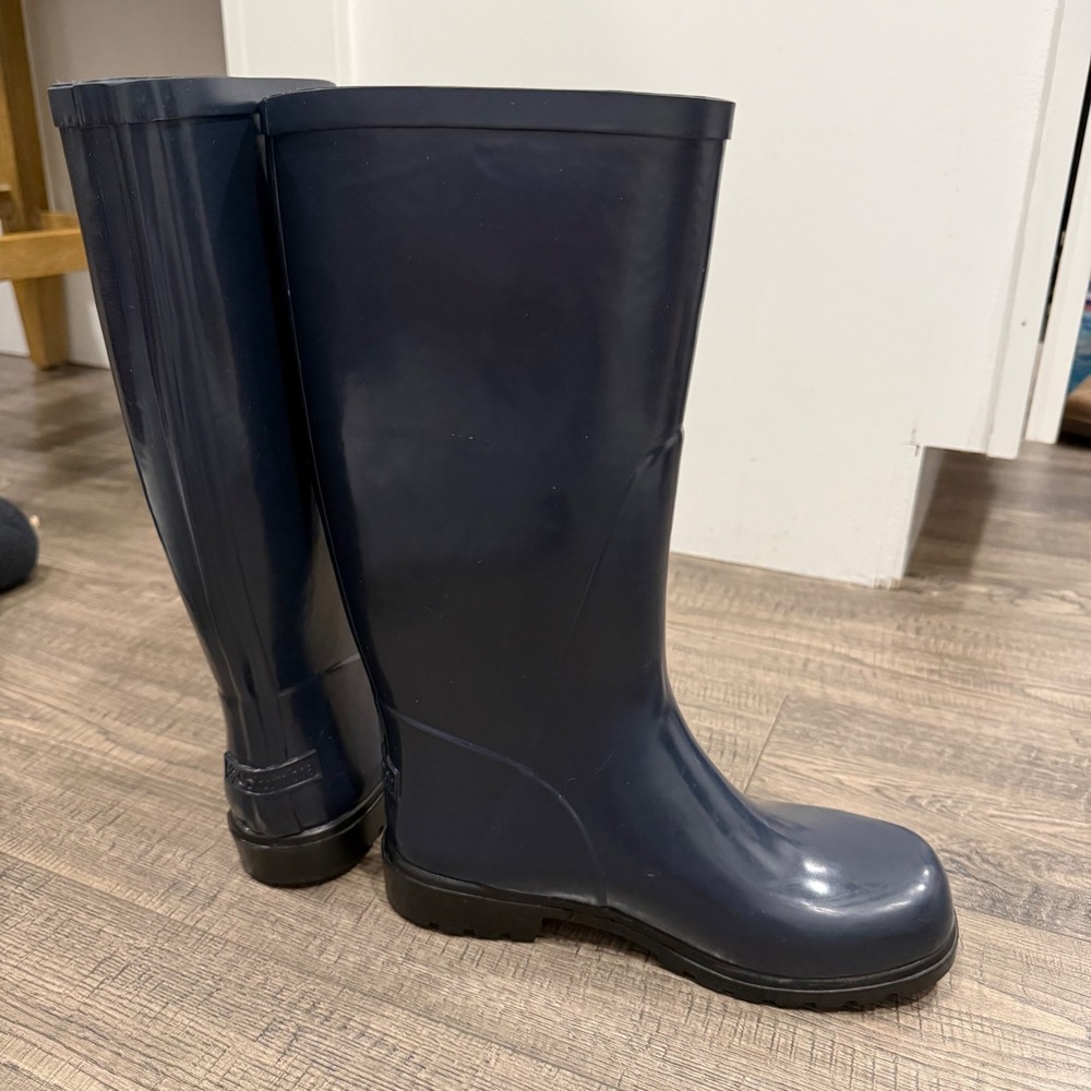 Columbia Womens Navy Blue Waterproof Rain Boots YL1093-464 Size 7